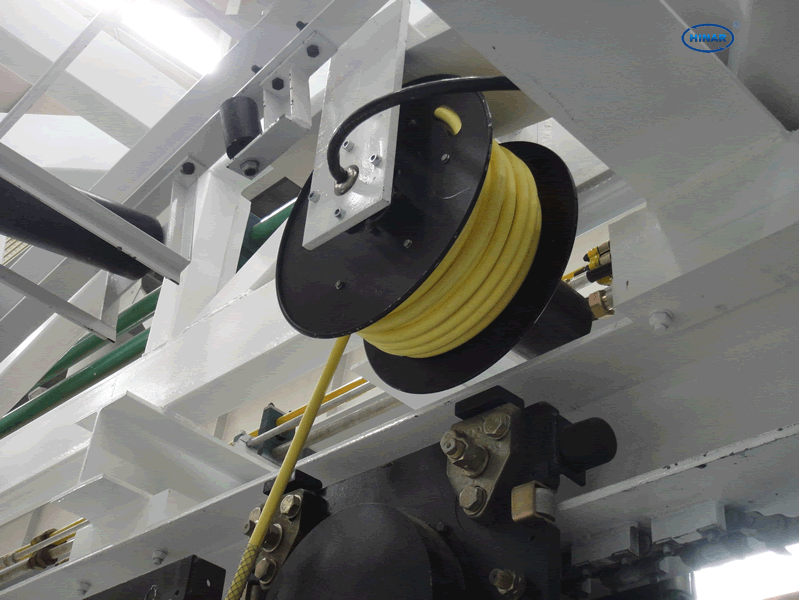 盾构机管片吊机用弹簧驱动电缆卷筒